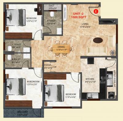  aditya-classic Floor Plan Floor Plan