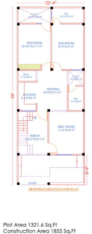  crown town Floor Plan Ground Floor Plan