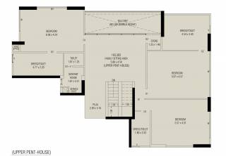 Upper Level Penthouse Plan aaryan-aayam Floor Plan Upper Level Penthouse Plan