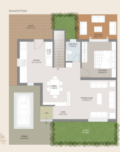  aurika palms Floor Plan Ground Floor Plan