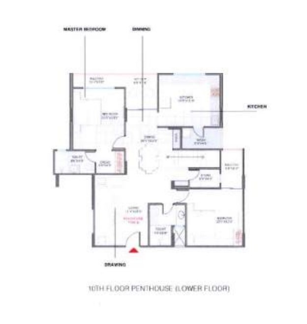  neopolis Floor Plan Lower Level Penthouse Plan