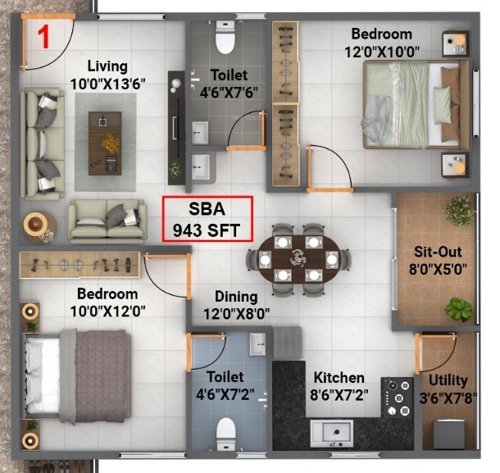  gardnia-phase-4 Floor Plan Floor Plan