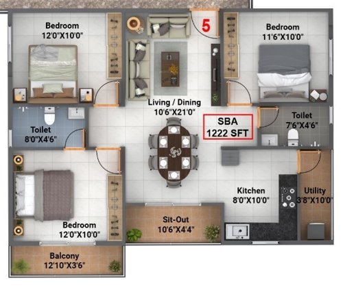  gardnia-phase-4 Floor Plan Floor Plan