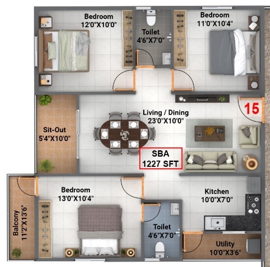 Floor Plan gardnia phase 4 Floor Plan Floor Plan