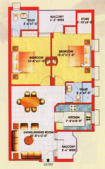  sunrise-greens-apartment Floor Plan Floor Plan