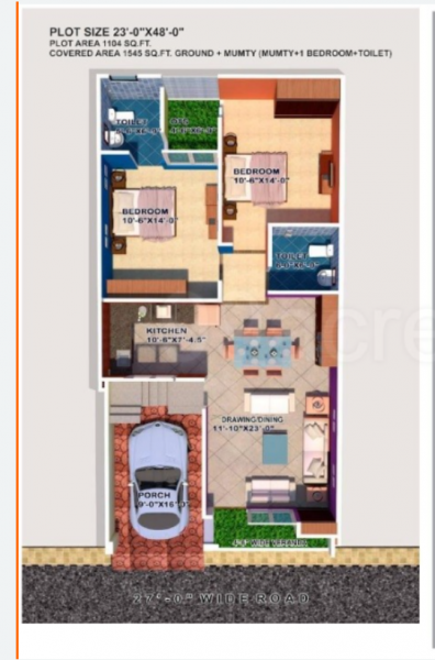  prosperty-homes-2 Floor Plan Ground Floor Plan