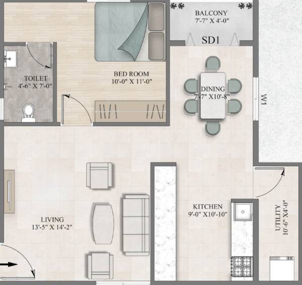  impact-sanvi-aero-gardens Floor Plan Floor Plan