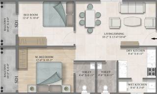  impact-sanvi-aero-gardens Floor Plan Floor Plan