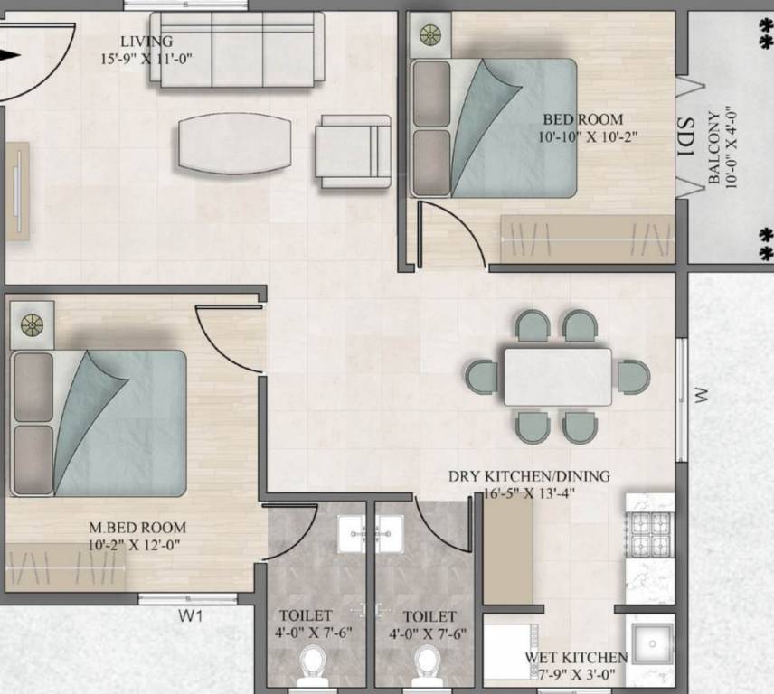  impact sanvi aero gardens Floor Plan Floor Plan