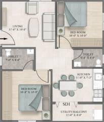  impact-sanvi-aero-gardens Floor Plan Floor Plan