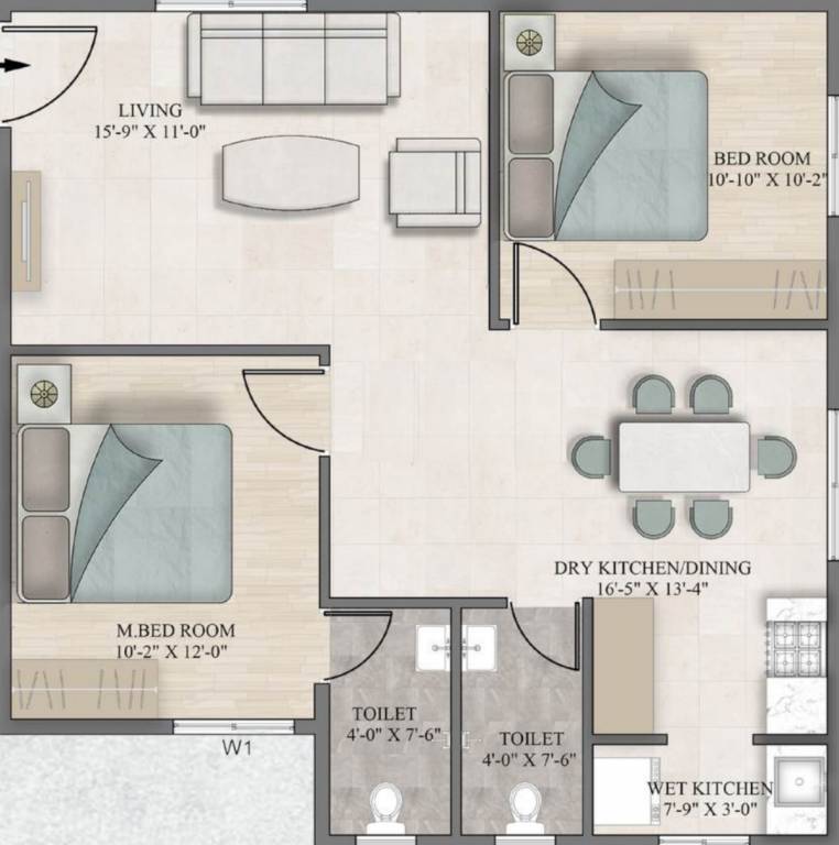 Floor Plan impact sanvi aero gardens Floor Plan Floor Plan
