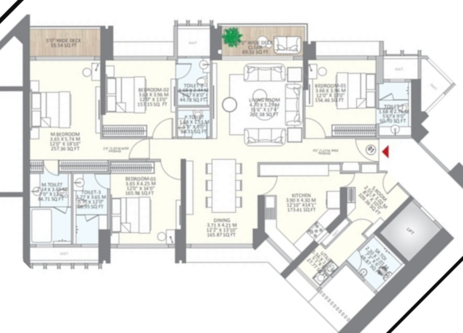 Floor Plan twenty five south north tower Floor Plan Floor Plan