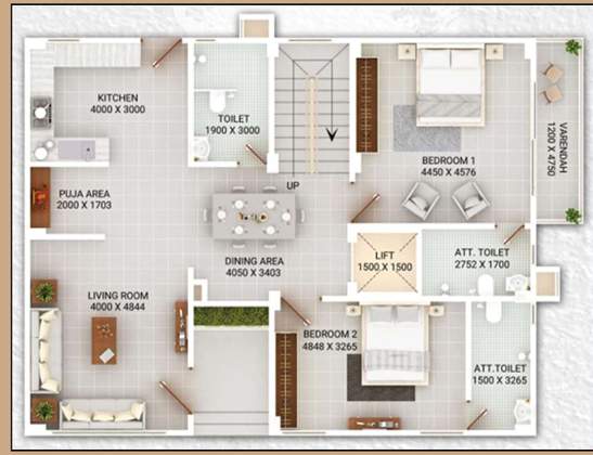  savaram villa Floor Plan Ground Floor Plan