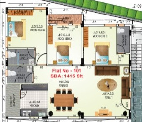 Floor Plan parimala residency Floor Plan Floor Plan