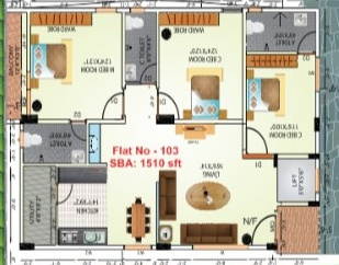 Floor Plan parimala residency Floor Plan Floor Plan
