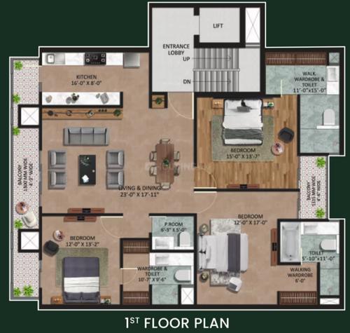  radhaya-urban-casa Floor Plan Floor Plan