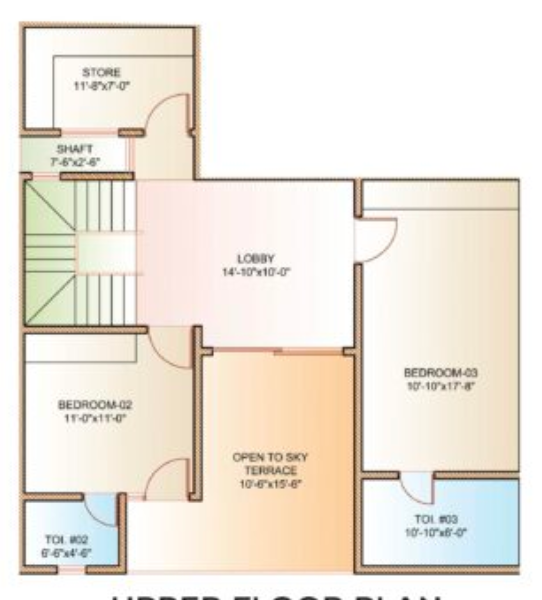 Upper Level Duplex Plan sukhbiri homes Floor Plan Upper Level Duplex Plan
