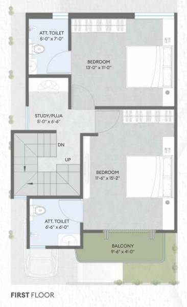  aatman-villa Floor Plan First Floor Plan