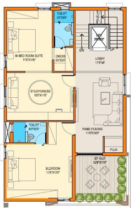  phoenix luxury park 2 Floor Plan First Floor Plan