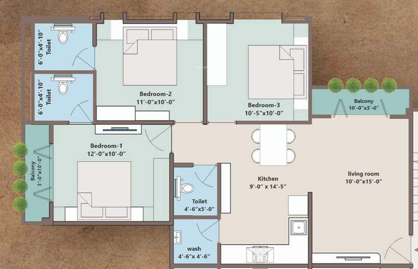  meera flats Floor Plan Floor Plan