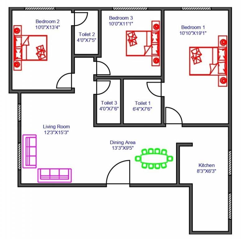  1891 ekam parkk Floor Plan Floor Plan