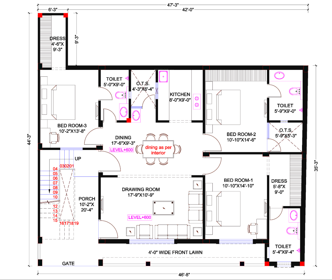  orchid estate Floor Plan First Floor Plan