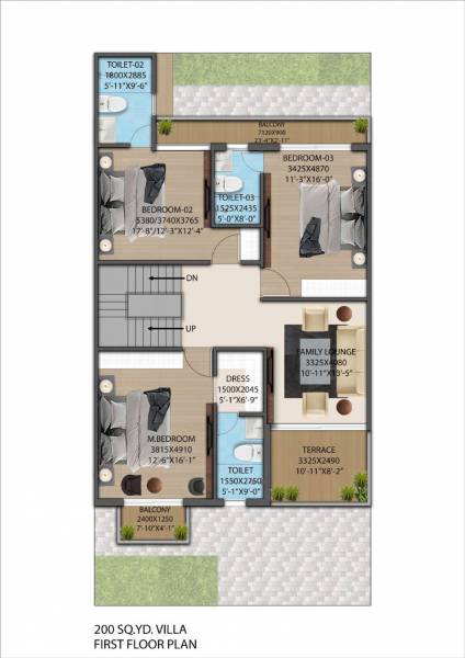  affordable-plots Floor Plan First Floor Plan
