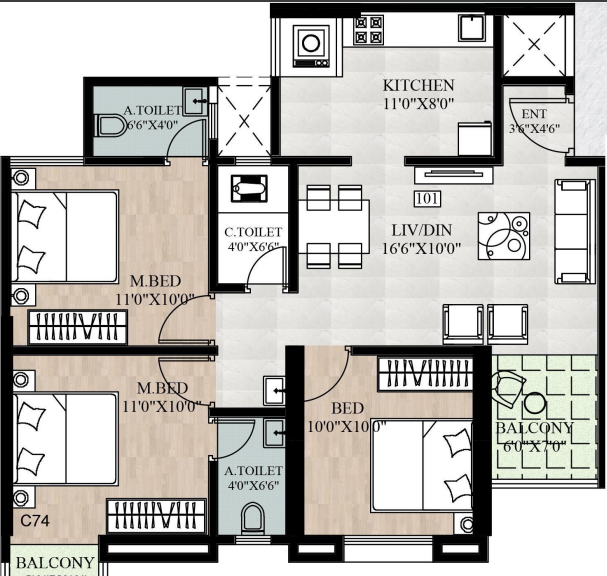  tiara Floor Plan Floor Plan