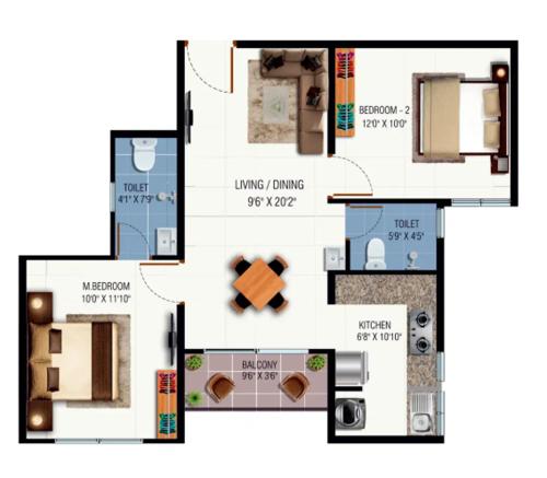  maheshwari-the-lakes-edge Floor Plan Floor Plan