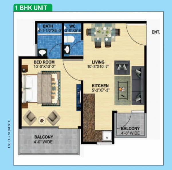  zara-aavaas-phase-2 Floor Plan Floor Plan