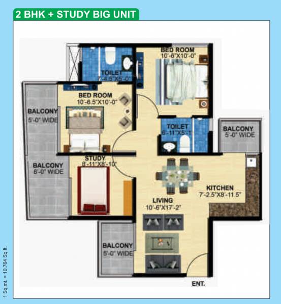  zara-aavaas-phase-2 Floor Plan Floor Plan