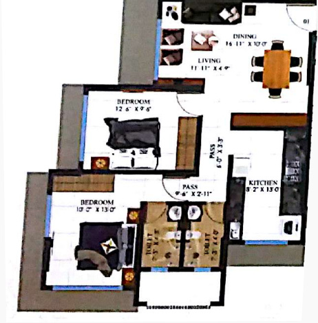 Floor Plan anshul heights Floor Plan Floor Plan