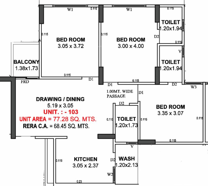 Floor Plan madhuram aura Floor Plan Floor Plan