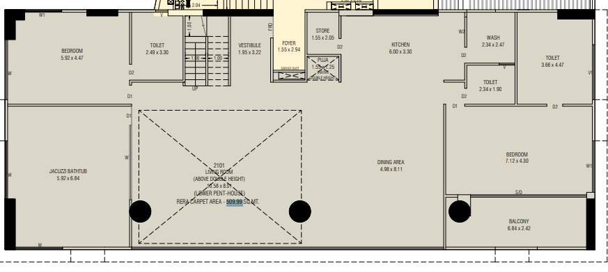  aaryan aayam Floor Plan Lower Level Duplex Plan
