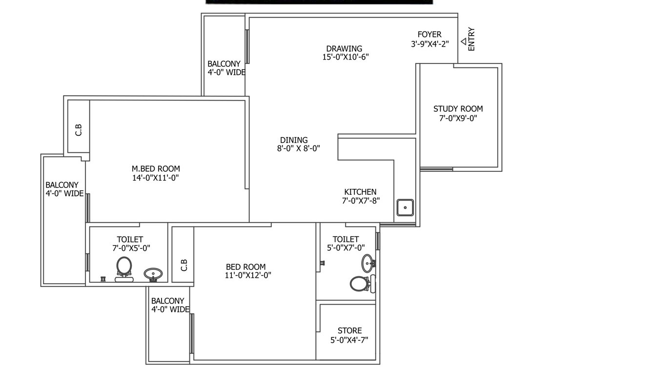 gaur city 4th avenue Floor Plan Floor Plan