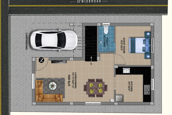  ferns paradise Floor Plan Ground Floor Plan