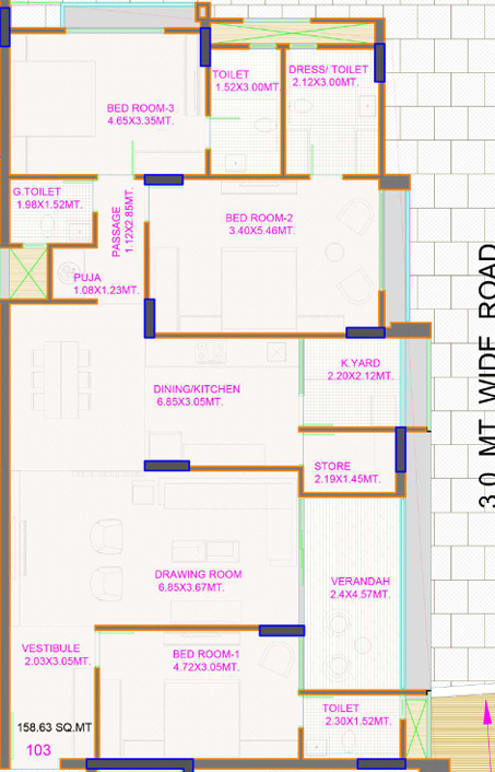  the green luxuriya Floor Plan Floor Plan