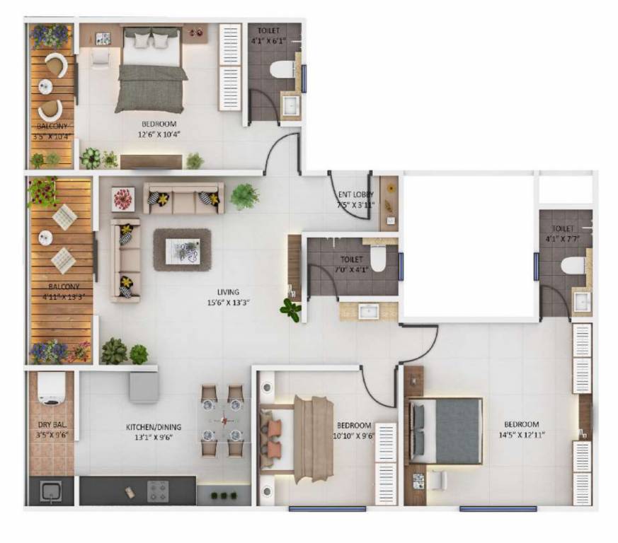 Floor Plan v uptown Floor Plan Floor Plan