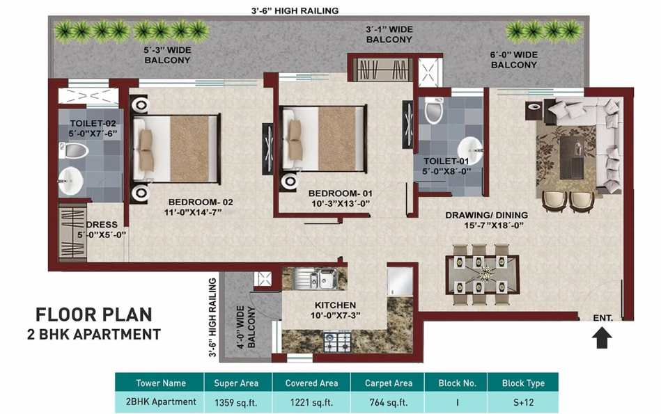 Floor Plan city of dreams phase 1a Floor Plan Floor Plan