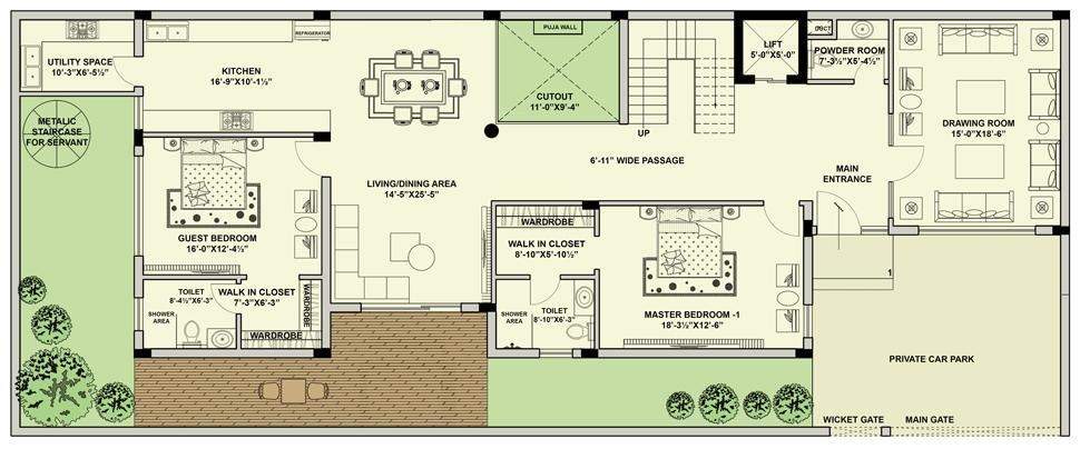  riverdale aerovista Floor Plan Ground Floor Plan