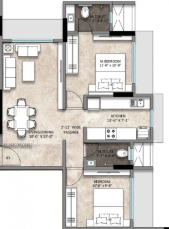 Floor Plan sanghvi aria Floor Plan Floor Plan