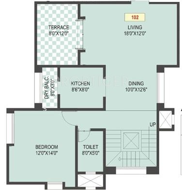 OM Vista Residency (3BHK+3T (1,905 sq ft) 1905 sq ft)