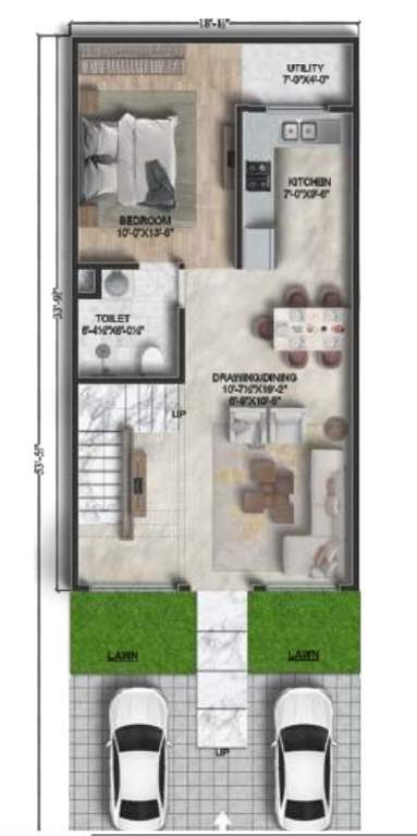  the kothi phase 2 Floor Plan Ground Floor Plan