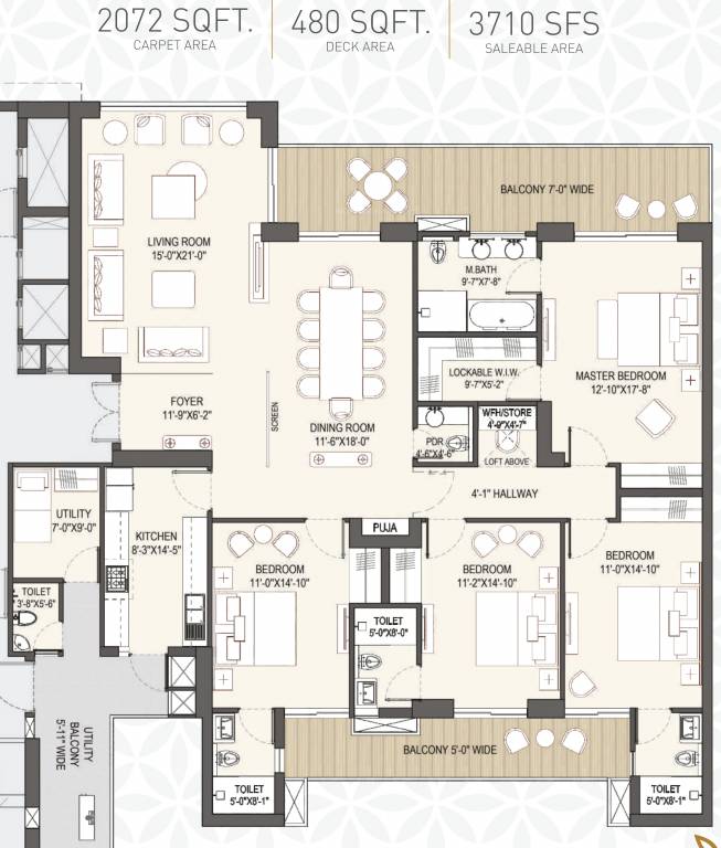 Floor Plan the estate residences Floor Plan Floor Plan