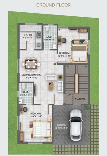 city Floor Plan Ground Floor Plan
