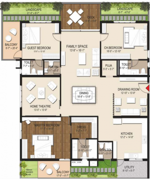  le-grandiose Floor Plan Floor Plan