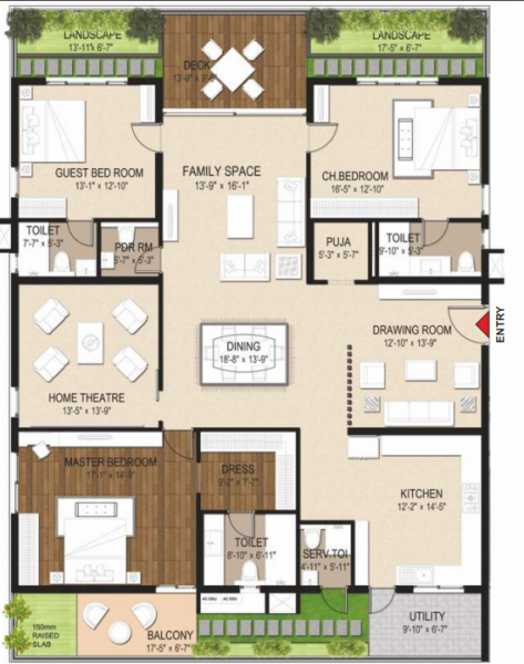  le-grandiose Floor Plan Floor Plan