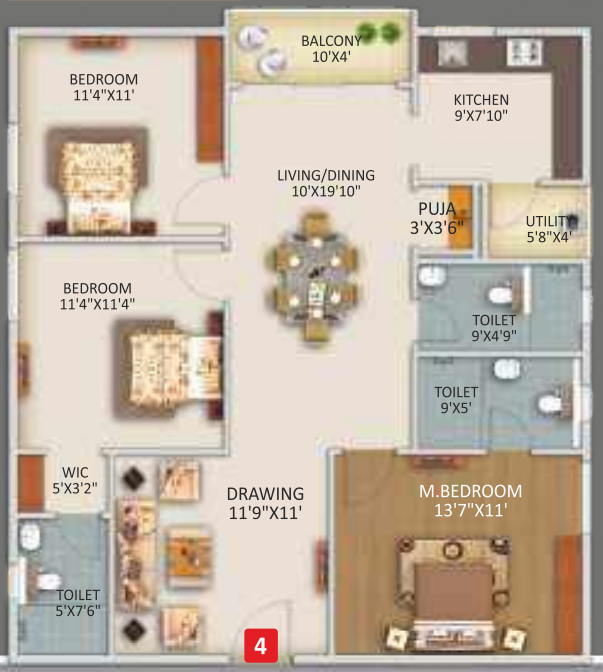 Floor Plan palm grove Floor Plan Floor Plan