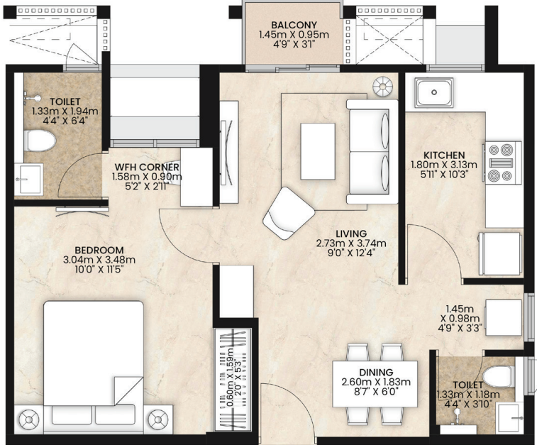 Floor Plan happinest kalyan 2 project a Floor Plan Floor Plan