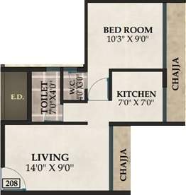  pushpak pride Floor Plan Floor Plan